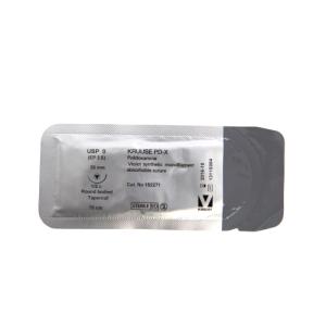 KRUUSE PD-X Suture, USP 0, 70 cm, 30 mm, ½C, RB, tapercut, 18/pk KRUUSE PD-X Suture, USP 0, 70 cm, 30 mm, ½C, RB, tapercut, 18/pk
