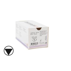 KRUUSE Sacryl Suture, USP 2-0, 70 cm, 26 mm, ½C, RB, tapercut needle, 18/pk KRUUSE Sacryl Suture, USP 2-0, 70 cm, 26 mm, ½C, RB, tapercut needle, 18/pk