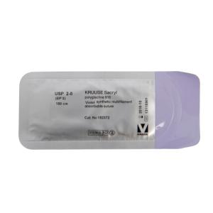 Kruuse Sacryl Suture, USP 2-0, 150 cm, without needle, 18/pk Kruuse Sacryl Suture, USP 2-0, 150 cm, without needle, 18/pk