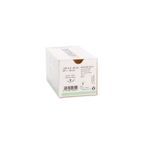 KRUUSE Nylon Suture, USP 5-0, 45 cm, blue, 19 mm needle, 3/8 C, RC, 18/pk KRUUSE Nylon Suture, USP 5-0, 45 cm, blue, 19 mm needle, 3/8 C, RC, 18/pk
