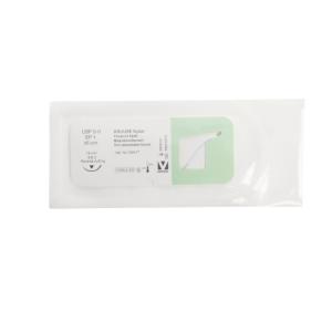KRUUSE Nylon Suture, USP 5-0, 45 cm, blue, 19 mm needle, 3/8 C, RC, 18/pk KRUUSE Nylon Suture, USP 5-0, 45 cm, blue, 19 mm needle, 3/8 C, RC, 18/pk