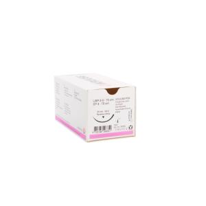 KRUUSE PGA Suture, USP 2-0, 70 cm, 36 mm needle, 3/8 C, RC, 18/pk KRUUSE PGA Suture, USP 2-0, 70 cm, 36 mm needle, 3/8 C, RC, 18/pk