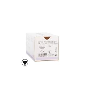 KRUUSE Sacryl Suture, USP 5-0, 70 cm, violet, 17 mm needle, ½ C, RB, tapercut, 18/pk KRUUSE Sacryl Suture, USP 5-0, 70 cm, violet, 17 mm needle, ½ C, RB, tapercut, 18/pk