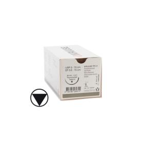 KRUUSE PD-X Suture, USP 0, 70 cm, 36 mm needle, ½ C, RB, taper-cut, 18/pk KRUUSE PD-X Suture, USP 0, 70 cm, 36 mm needle, ½ C, RB, taper-cut, 18/pk