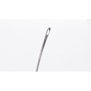 KRUUSE Suture Needle, regular eye, 3/8 circle, reverse cutting, 89 mm (diam. 1.1 mm), 10/pk KRUUSE Suture Needle, regular eye, 3/8 circle, reverse cutting, 89 mm (diam. 1.1 mm), 10/pk
