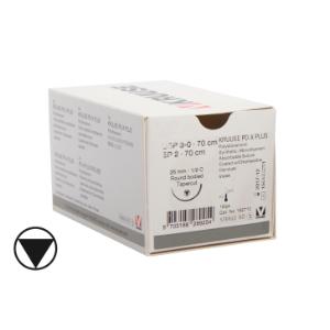 KRUUSE PD-X Plus Suture, USP 3-0, 70 cm, 26 mm, ½ C, RB, tapercut, 18/pk KRUUSE PD-X Plus Suture, USP 3-0, 70 cm, 26 mm, ½ C, RB, tapercut, 18/pk