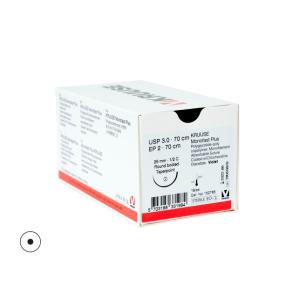 KRUUSE Monofast Plus Sutur, USP 3-0, 70 cm, violet, 26 mm needle, ½ C, RB, taperpoint, 18/pk KRUUSE Monofast Plus Sutur, USP 3-0, 70 cm, violet, 26 mm needle, ½ C, RB, taperpoint, 18/pk