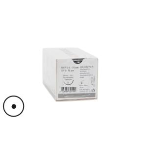 KRUUSE PD-X Sutur, USP 2-0, 70 cm, 26 mm nål, ½ C, RB, race-track, 15 stk. KRUUSE PD-X Sutur, USP 2-0, 70 cm, 26 mm nål, ½ C, RB, race-track, 15 stk.