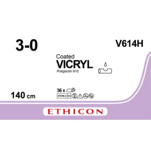 Vicryl Suture USP 3/0, 140 cm, 36/pk Vicryl Suture USP 3/0, 140 cm, 36/pk