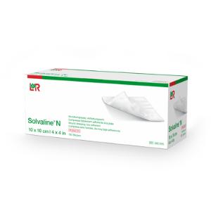 Solvaline N, Steril Kompres, 10 x 10 cm, 100 stk. Solvaline N, Steril Kompres, 10 x 10 cm, 100 stk.