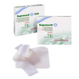 Suprasorb, Anti-bakteriel, Kompres, 2 x 21 cm, 5 stk. Suprasorb, Anti-bakteriel, Kompres, 2 x 21 cm, 5 stk.