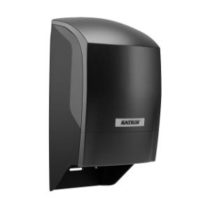 Katrin Dispenser Toiletpapir System Plast Sort til 2 ruller Katrin Dispenser Toiletpapir System Plast Sort til 2 ruller