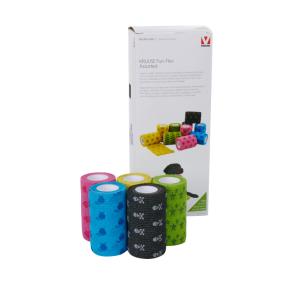 KRUUSE Fun-Flex Pet Bandage, assorted, 10 cm x 4.5 m, 10/pk KRUUSE Fun-Flex Pet Bandage, assorted, 10 cm x 4.5 m, 10/pk
