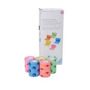 KRUUSE Fun-Flex Summer, assorted, 7.5 cm x 4.5 m, 10/pk KRUUSE Fun-Flex Summer, assorted, 7.5 cm x 4.5 m, 10/pk
