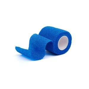 KRUUSE Cohesive Flex Bandage, 5 cm x 4.5 m, blue, one layer, 36/pk
KRUUSE Cohesive Flex Bandage, 5 cm x 4.5 m, blue, one layer, 36/pk