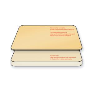 KRUUSE Foam Dressing, sterile, 5 x 5 cm, 10/pk KRUUSE Foam Dressing, sterile, 5 x 5 cm, 10/pk