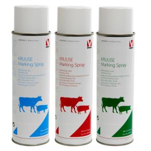 KRUUSE Marking Spray, blue, 500 ml, 12/pk KRUUSE Marking Spray, blue, 500 ml, 12/pk