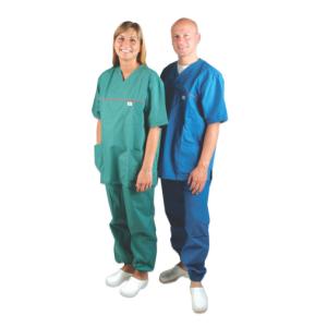 KRUTEX Micro-Barrier klinikbukser, blå t/herre, x-large KRUTEX Micro-Barrier klinikbukser, blå t/herre, x-large