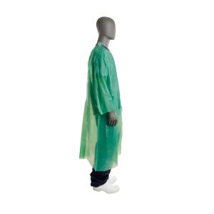 KRUTEX Disposable Gown, green, pullover, 20/pk KRUTEX Disposable Gown, green, pullover, 20/pk