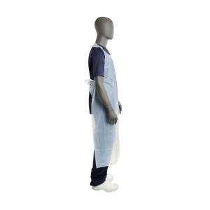 KRUTEX Disposable Apron, white, 140 cm, 150/pk KRUTEX Disposable Apron, white, 140 cm, 150/pk