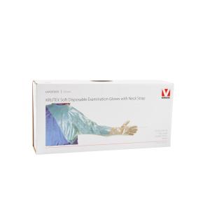 KRUTEX examination gloves, Soft, with shoulder protector, L, 50/pk KRUTEX examination gloves, Soft, with shoulder protector, L, 50/pk