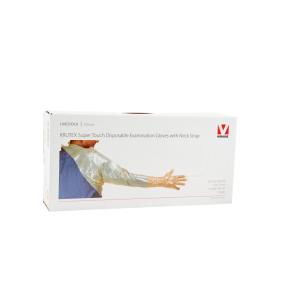 KRUTEX super touch gloves, with shoulder protector, S, 50/pk KRUTEX super touch gloves, with shoulder protector, S, 50/pk