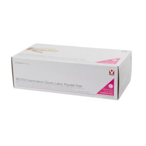 KRUTEX Examination Gloves, latex, powder-free, XL, 100/pk KRUTEX Examination Gloves, latex, powder-free, XL, 100/pk