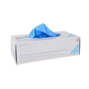 KRUTEX Nitrile Milking Gloves, extra strong, powder-free, M, 100/pk KRUTEX Nitrile Milking Gloves, extra strong, powder-free, M, 100/pk