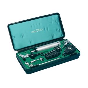 Gowllands otoskop m/opthalmoskop hoved mundspejl, næbtragt, halogen Gowllands otoskop m/opthalmoskop hoved mundspejl, næbtragt, halogen