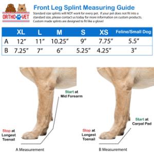 OrthoVet Splint, Dog, front limb, M, 18.75 cm OrthoVet Splint, Dog, front limb, M, 18.75 cm