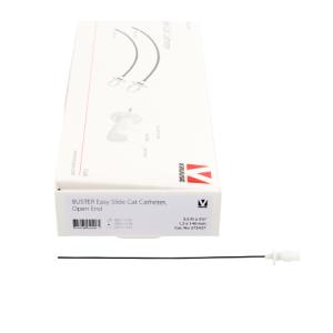 BUSTER Easy Slide Cat Catheter, 3.5 Fr x 6”, 1.2 x 140 mm, open end, 5/pk BUSTER Easy Slide Cat Catheter, 3.5 Fr x 6”, 1.2 x 140 mm, open end, 5/pk