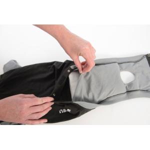 BUSTER Body Suit Classic for dogs, black/grey, 39 cm, str. XS BUSTER Body Suit Classic for dogs, black/grey, 39 cm, str. XS