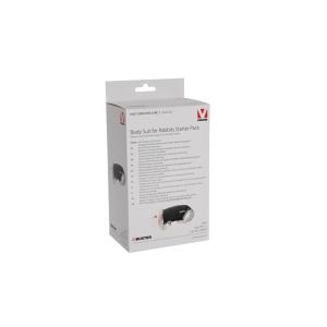 BUSTER Body Suit for Rabbits, starter kit, XXXS-L, black 6/pk BUSTER Body Suit for Rabbits, starter kit, XXXS-L, black 6/pk