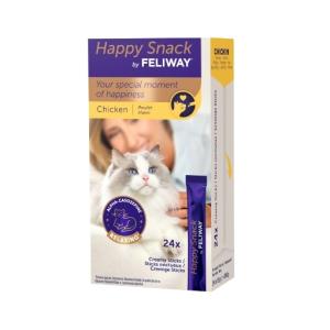 Feliway Happy Snack Display, Kylling, 1 æske á 24 sticks Feliway Happy Snack Display, Kylling, 1 æske á 24 sticks