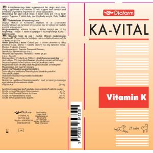 Diafarm KA-Vital tablets, 15 tablets Diafarm KA-Vital tablets, 15 tablets