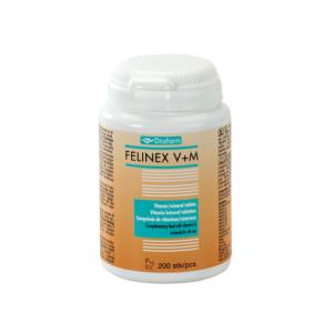 Diafarm Felinex vitaminer/mineraler t/kat, 200 stk
Diafarm Felinex vitaminer/mineraler t/kat, 200 stk
