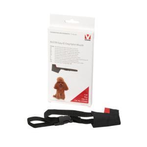 BUSTER Easy-ID nylon dog muzzle, XS, red BUSTER Easy-ID nylon dog muzzle, XS, red