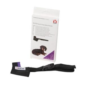 BUSTER Easy-ID nylon dog muzzle, S, purple BUSTER Easy-ID nylon dog muzzle, S, purple