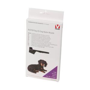 BUSTER Easy-ID nylon dog muzzle, S, purple BUSTER Easy-ID nylon dog muzzle, S, purple