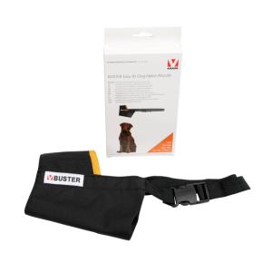BUSTER Easy-ID nylon dog muzzle, XXXL, orange BUSTER Easy-ID nylon dog muzzle, XXXL, orange