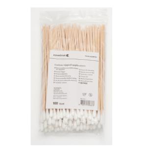 CVET Applikator med Bomuldsspids, lille 15 cm, 100 stk. CVET Applikator med Bomuldsspids, lille 15 cm, 100 stk.