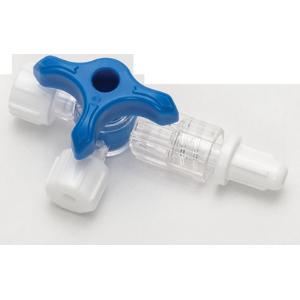 CVET 3-vejs Stophane, blå, 50 stk. CVET 3-vejs Stophane, blå, 50 stk.