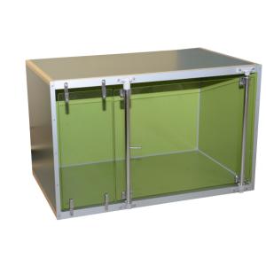 BUSTER dog cage model C with tempered glass door BUSTER dog cage model C with tempered glass door