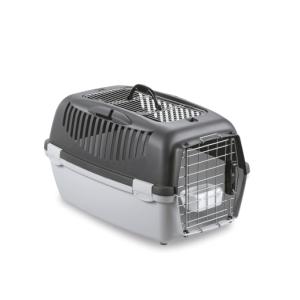 Stefanplast Gulliver 3 DELUX Top Free transport cage, grey/grey, 61x40x38 cm Stefanplast Gulliver 3 DELUX Top Free transport cage, grey/grey, 61x40x38 cm
