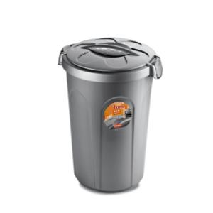 Stefanplast Tom 46 l bucket, silver grey Stefanplast Tom 46 l bucket, silver grey