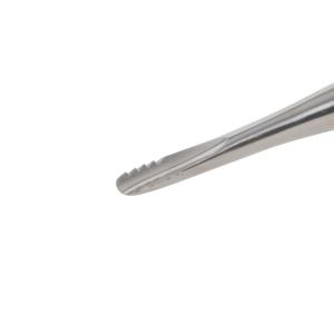 KRUUSE serrated luxator, 6 mm, stubby handle KRUUSE serrated luxator, 6 mm, stubby handle