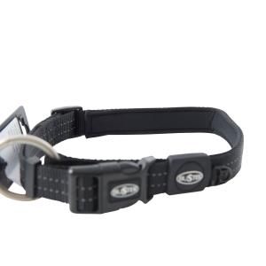BUSTER Neoprene halsbånd, sort, L, 25mm (53-64cm) BUSTER Neoprene halsbånd, sort, L, 25mm (53-64cm)