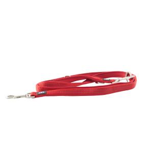 BUSTER Neoprene 180 cm Multipurpose Lead, Red/Red, M, 20mm BUSTER Neoprene 180 cm Multipurpose Lead, Red/Red, M, 20mm