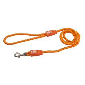 BUSTER Reflective Rope 120 cm Lead, Orange, 8mm BUSTER Reflective Rope 120 cm Lead, Orange, 8mm