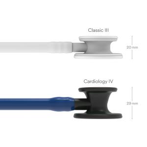 Littmann Cardiology IV™ Stethoscope, Black Finish Chestpiece, Navy Blue Tube, 27 inch (6168) Littmann Cardiology IV™ Stethoscope, Black Finish Chestpiece, Navy Blue Tube, 27 inch (6168)